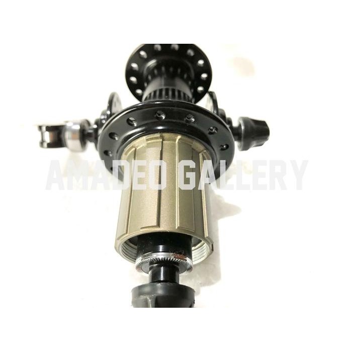 HUB FREEHUB NAUTILUS 28 HOLE V BRAKE BLACK JANGKRIK 74 130