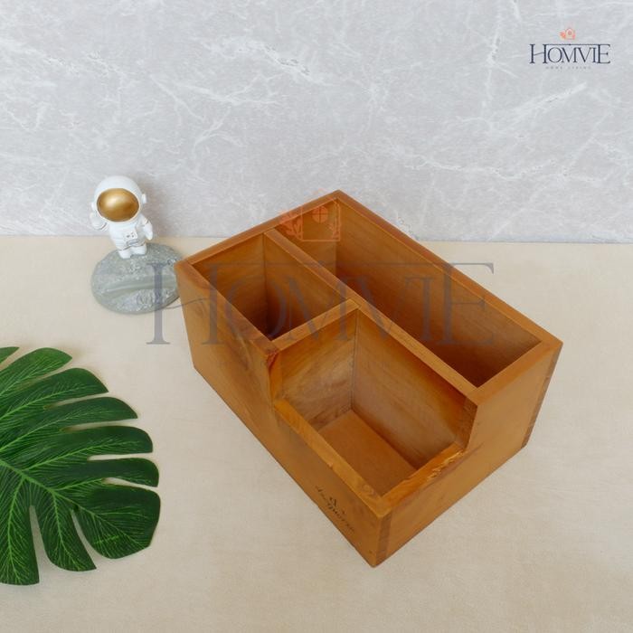 

Tempat Pensil Kayu Woods Organizer Pencil Pen Stand Decor Rumah Home