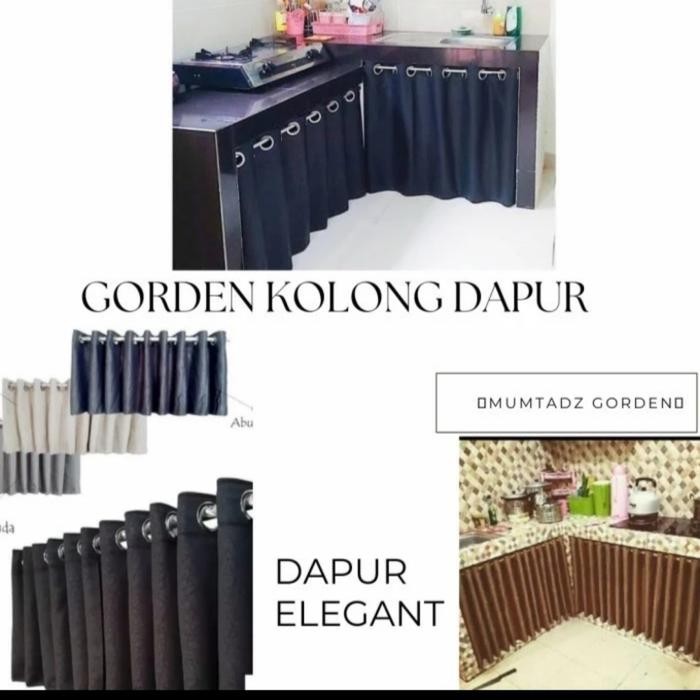 Gorden Kolong Dapur 1 Set