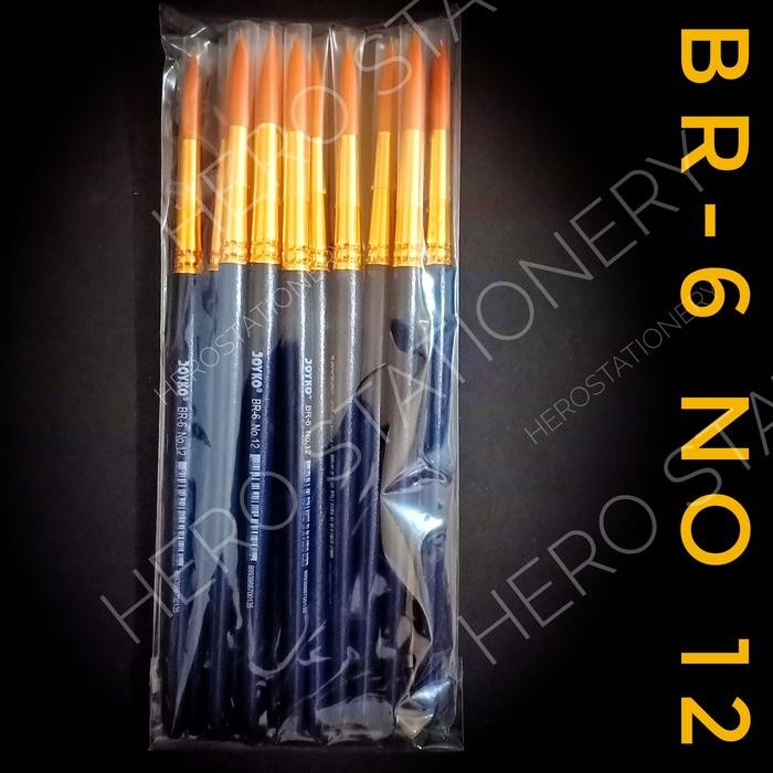 

Joyko Kuas Lukis Halus Brush No.12 Br-6 . 12 Unit