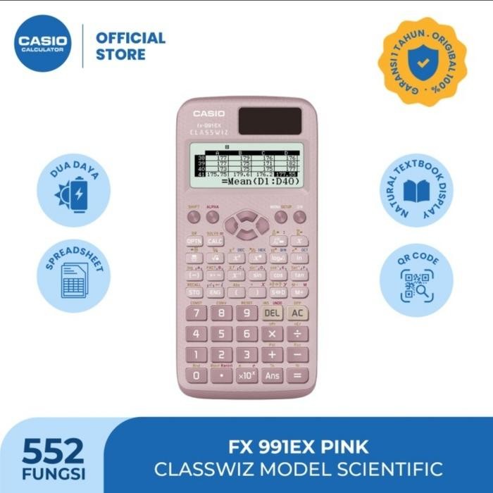 

Casio Fx991 Ex ~ Kalkulator Ilmiah/Scientific Calculator 991 Ex Kuliah