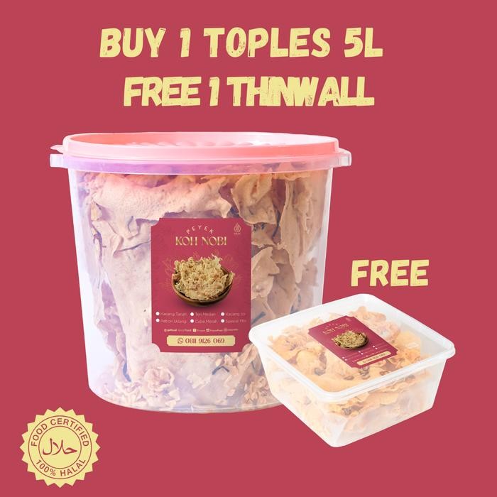 

3YC3 Peyek Spesial Weekend Promo Buy 1 Get 1 Free