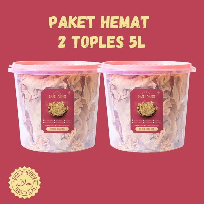 

3YC3 Peyek Kacang Tanah 2 Toples