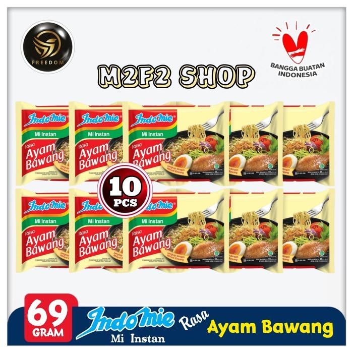 

H48Y Indomie Mie Instant Kuah Rasa Ayam Bawang - 69 Gr (Harga 10 Pcs)