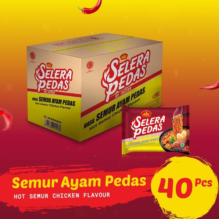 

H48Y Mie Abc Pack Selera Pedas Semur Ayam Pedas (1 Ctn)