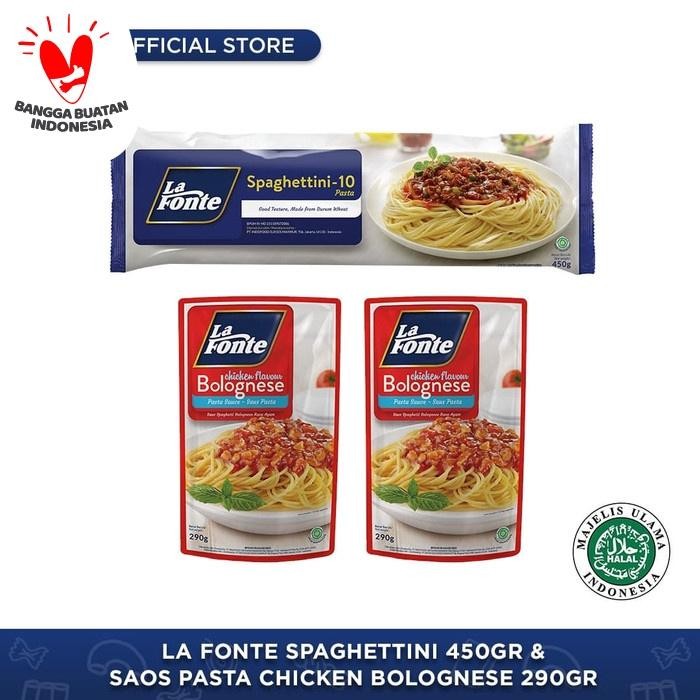 

H48Y La Fonte - Promo Paket Keluarga Spaghettini Chicken Bolognese