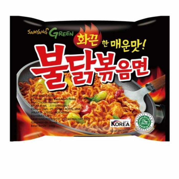 

H48Y Samyang Green Mi / Mie Instan / Mie Goreng Rasa Ayam Pedas 140 Gram