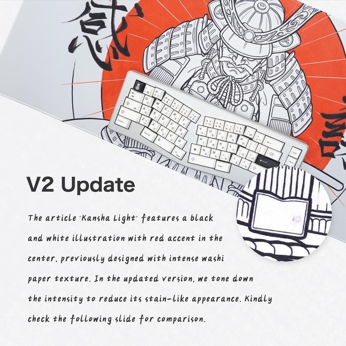 Tenjin Scrollworks - Kansha Light Deskmat