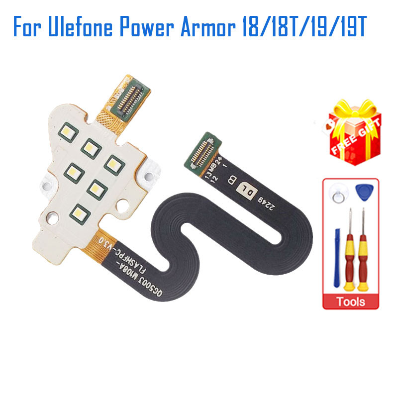 New Original Ulefone Power Armor 18 Armor 18T Armor 19 Flash Light Flex Cable FPC Accessories For Ul