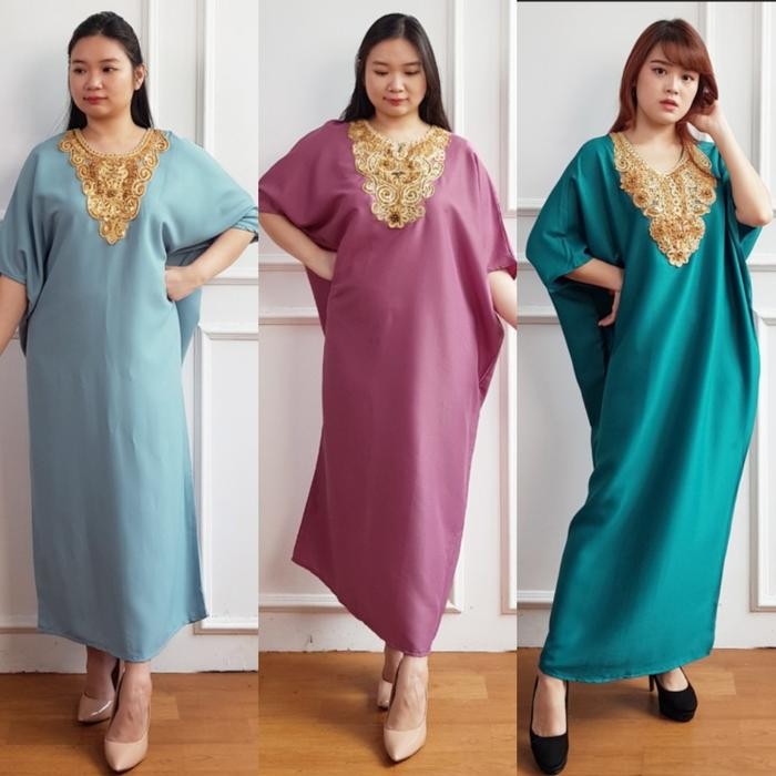 Kaftan Kajol Baju Dress Muslim Wanita Panjang Murah