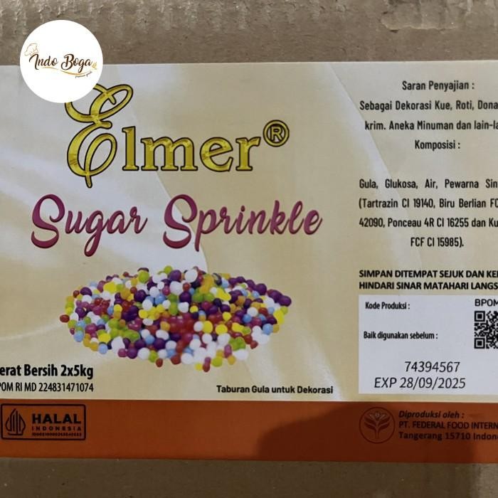 

KARTONAN Elmer sugar sprinkle / hiasan kue springkel elmer