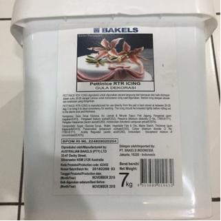 

Fondant Icing Bakels white putih 7kg