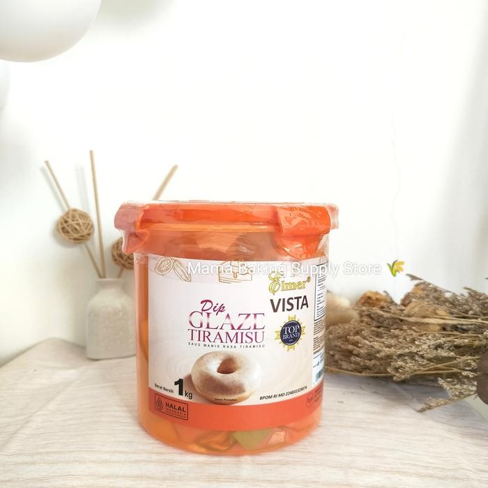 

ELMER Glaze Doughnut Glazing TIRAMISU VISTA Sauce Topping Donat 1 kg