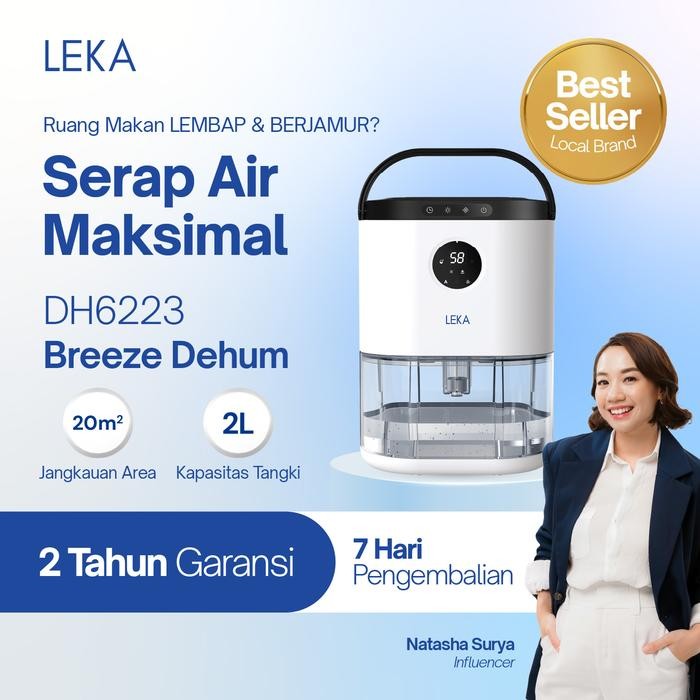 Leka Dh6223 Breeze Dehumidifier - Serap Air Penyerap Kelembaban