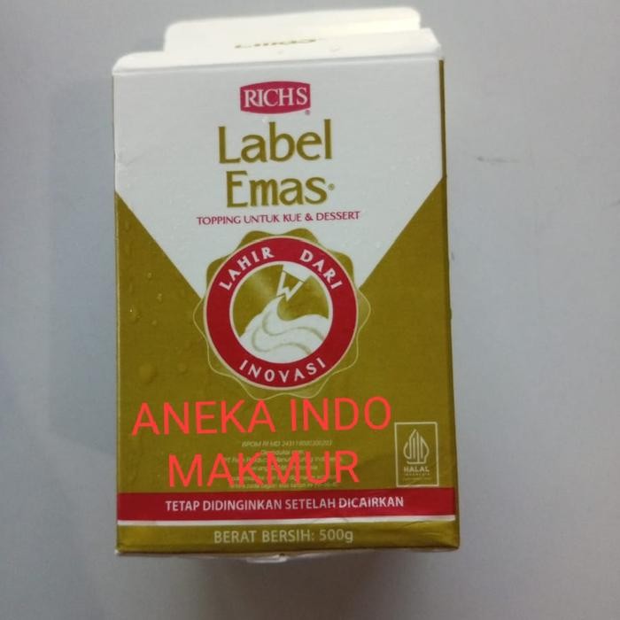 

Rich Gold Label Rich Label Emas Rich's Gold Label 500gr