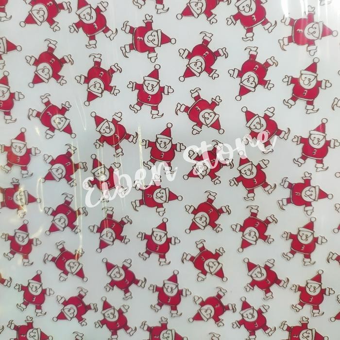 

Coklat Transfer / Transfer Sheet Tonnis / Santa Claus 30x40cm
