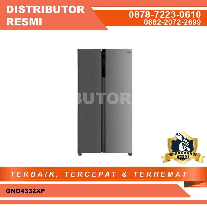 Beko Kulkas Sbs Side By Side 500 Liter Gno4332Xp