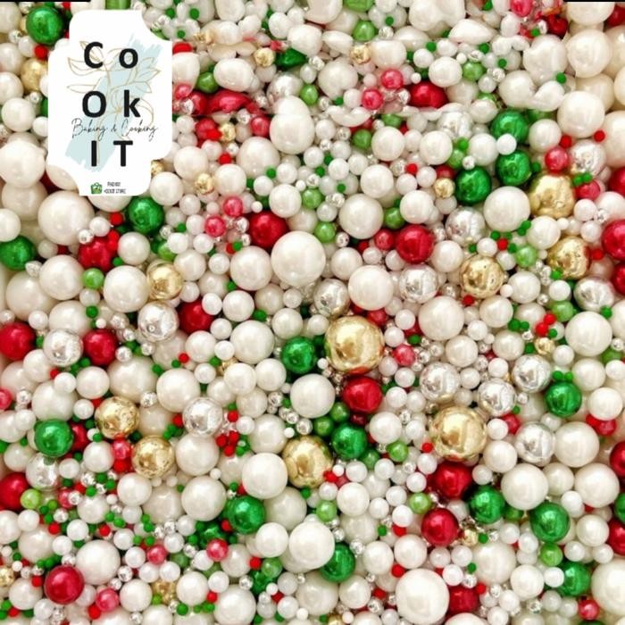 

Taburan Sprinkle Cake Dekorasi Kue Varian Christmas Sparkle