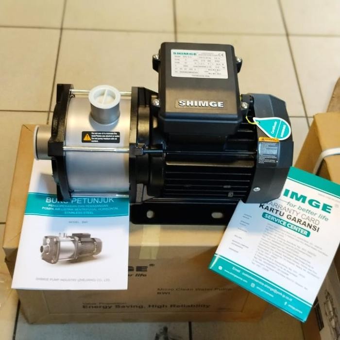 SHIMGE BWI 5-4 POMPA DORONG BOOSTER MULTISTAGE STAINLESS 1HP 220 Volt
