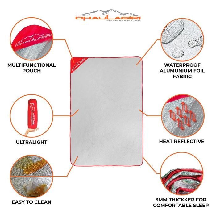 Langsung diproses dhaulagiri foil alumunium matras ( 150 x 200 )