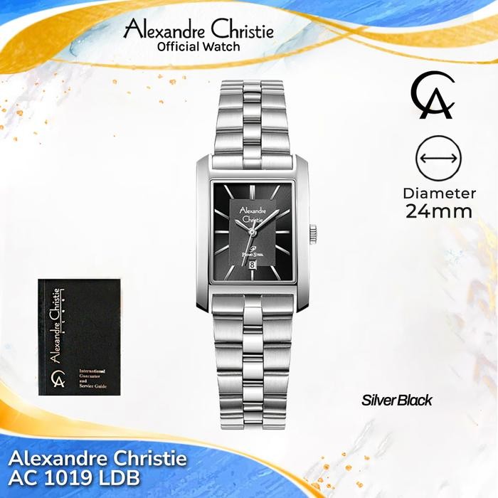 ORIGINAL Wanita AC 1019 LDB AC1019 AC 1019 LDBSSBA Stainless Steel Black READY STOCK