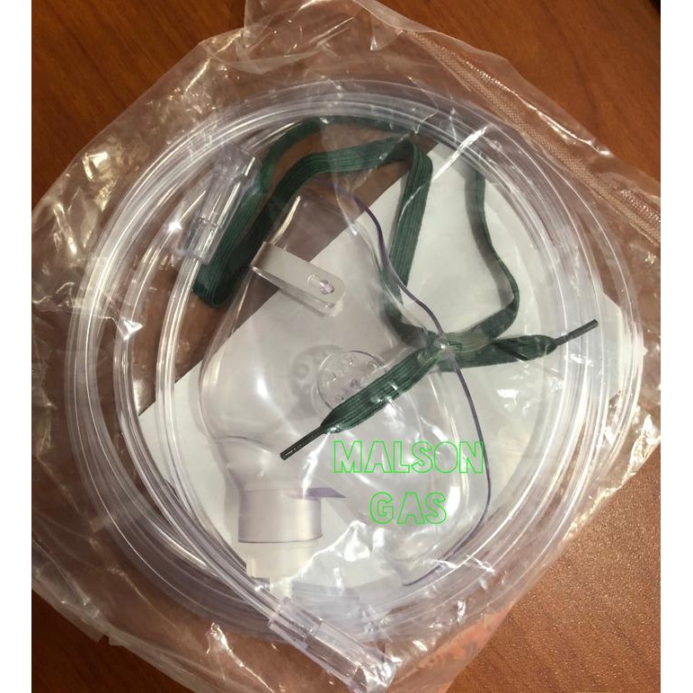 JTTOP" MASKER OKSIGEN DEWASA / ADULT MERK GEA UNTUK REGULATOR OKSIGEN MEDIS