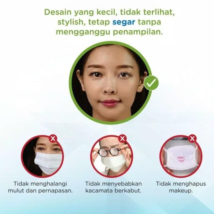 JTTOP" 1 PCS ANTI VIRUS NASAL FILTER NOSE PLUG NOSK MASKER HIDUNG 3PLY