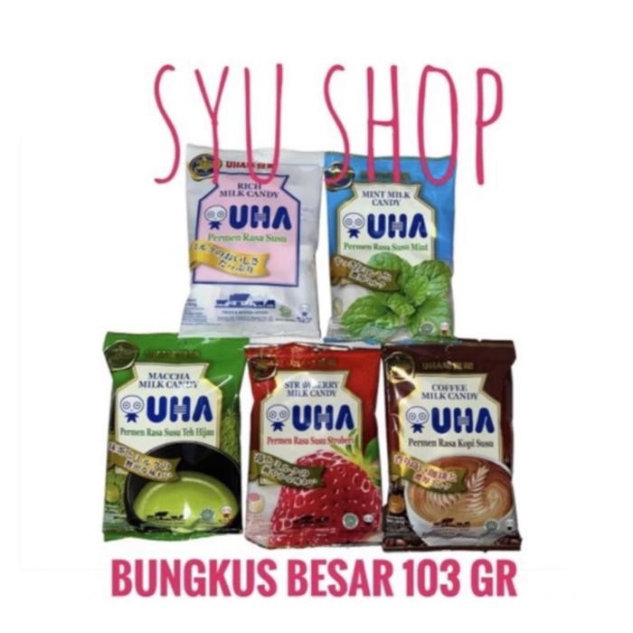 

UHA PERMEN SUSU JEPANG ORIGINAL MILKY MILK STRAWBERRY COFFEE MINT MATCHA MACCHA 103GR JAPANESE MILK
