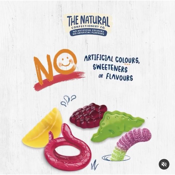 

THE NATURAL CONFECTIONERY CO. JELLY CANDY GUMMY PRODUCT OF AUSTRALIA