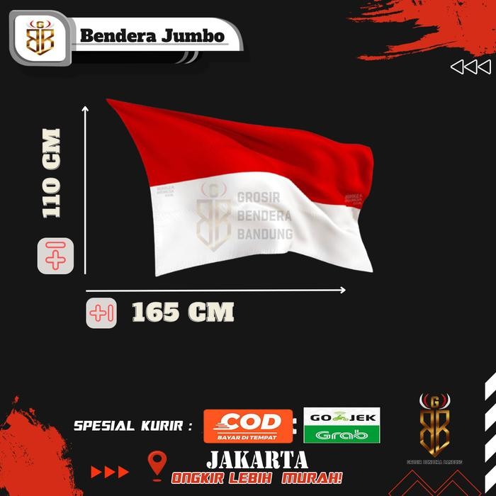Bendera Indonesia Merah Putih Besar Jumbo