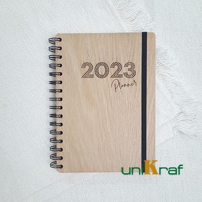 

Buku Agenda - Jurnal - Catatan - Planner - Cover Kayu