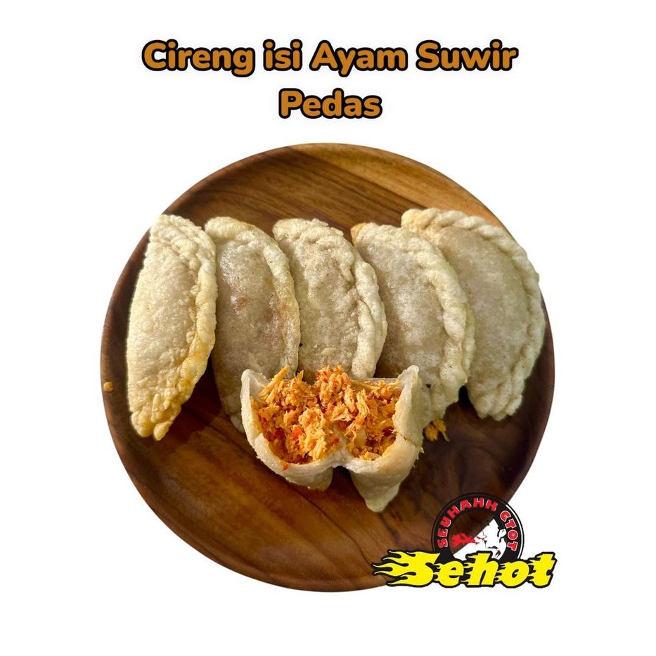 

CIRENG ISI AYAM SUWIR PEDAS / JANDO / KEJU ISI 5 PCS