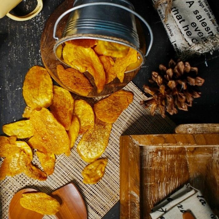 

KERIPIK MANGGA LEVINA 100 GRAM KRIPIK BUAH MALANG