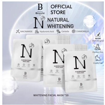 NEW Premiere Beaute Whitening Essense Face Mask 25ml masker wajah Niacinam