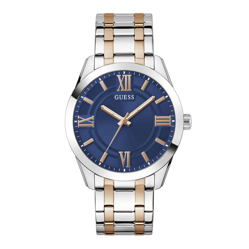 JAM TANGAN PRIA GUESS ELLIOT ORIGINAL GUESS GW0893G2 0893 GUESS GW0893 STAINLESS STEEL SILVER ROSE G