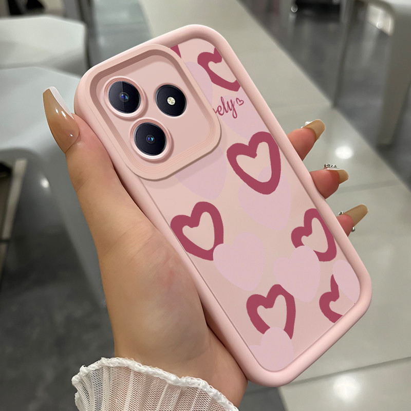 Casing Hp untuk Realme C63 C61 Note 60 Note 60X Narzo N63 Case Casing HP Softcase ponsel silikon tah