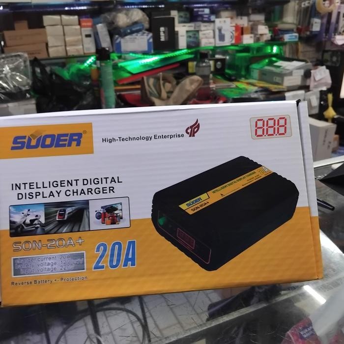 Battery Charger Son 20A Automatic Portable Car Suoer 12V 24V 20A