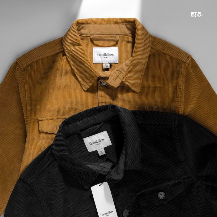 GDFLLW Corduroy Mens Trucker Jacket.