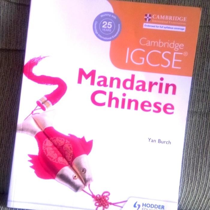 Buku Original Cambridge Igcse Mandarin Chinese Isbn : 9781471890253