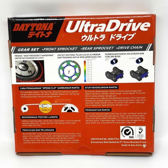 GEAR SET ORIGINAL DAYTONA 3494 NINJA 150 R