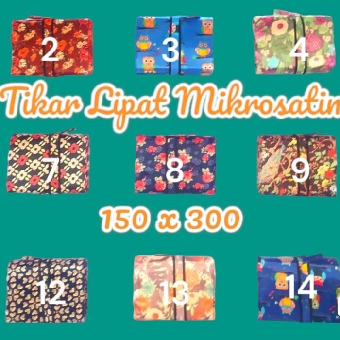 (Allthebest) Tikar Lipat piknik microsatin 150x300