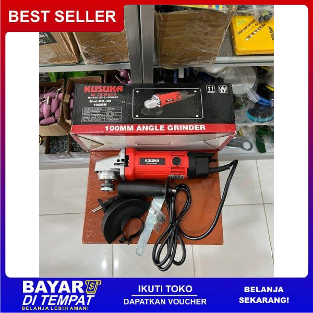 FREE ONGKIR MESIN GURINDA KUSUKA KG 90 MESIN GERINDA TANGAN GRENDA LISTRIK BISA COD
