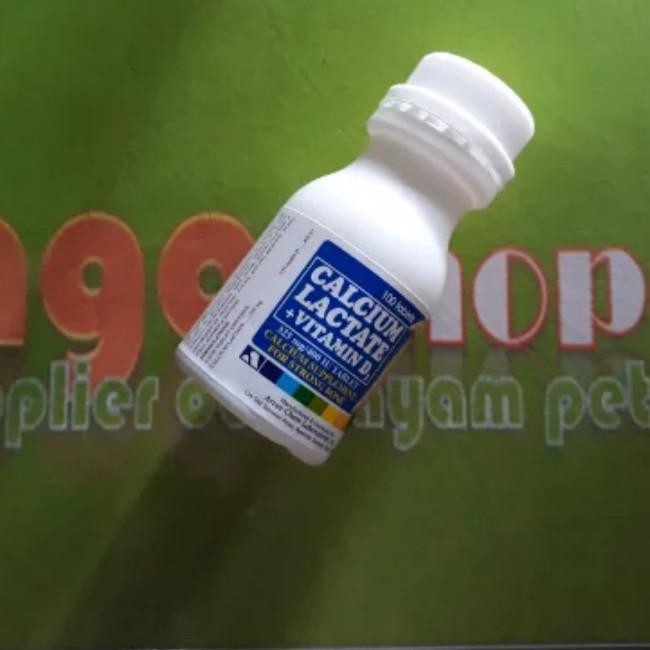 (Allthebest) calcium lactate obat kalek ayam tarung philipine vitamin tulang