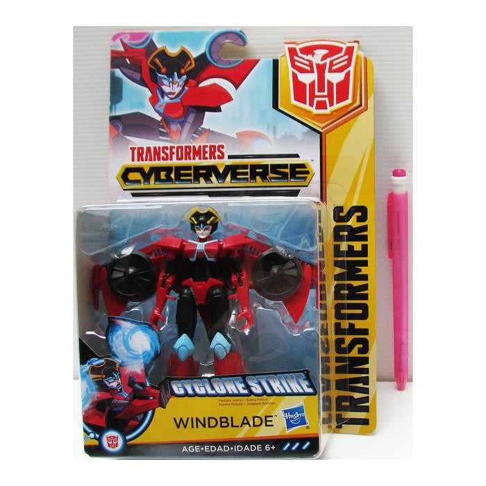 Hasbro Transformers CyberVerse WindBlade Cyclone Strike Warrior Class