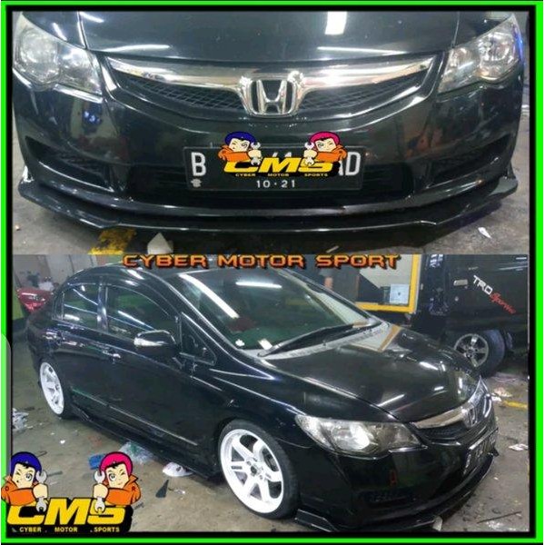 Lips Bumper Depan Civic Fd. Front Lips Bumper Civic Fd. Winglet Civic
