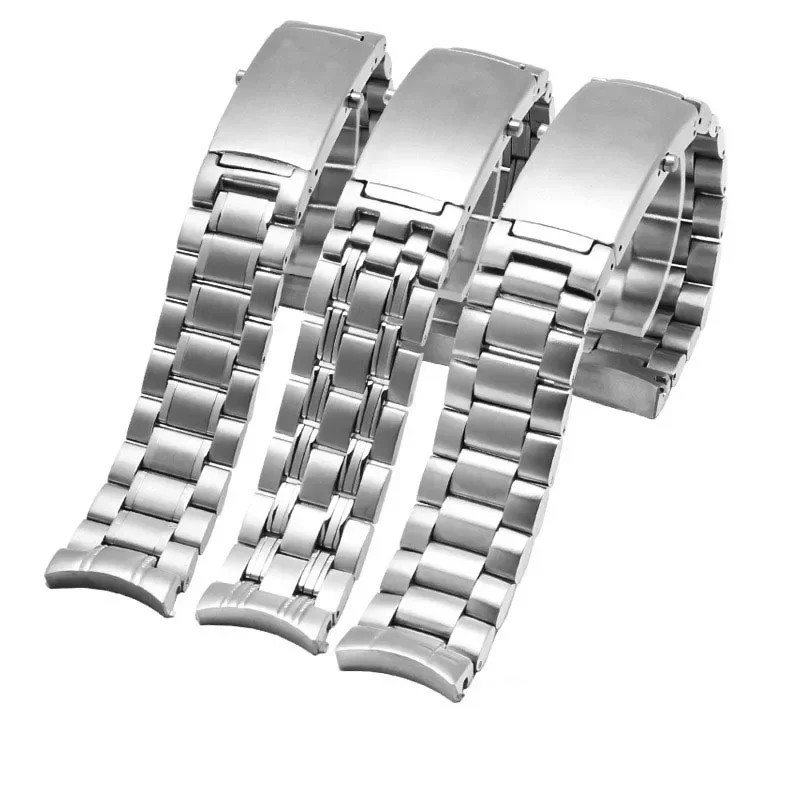 IMPORT 20MM WATCH ACCESSORIES STAINLESS STEEL STRAP FOR OMEGA 007 SEAMASTER PLANET OCEAN 300M SPORTS