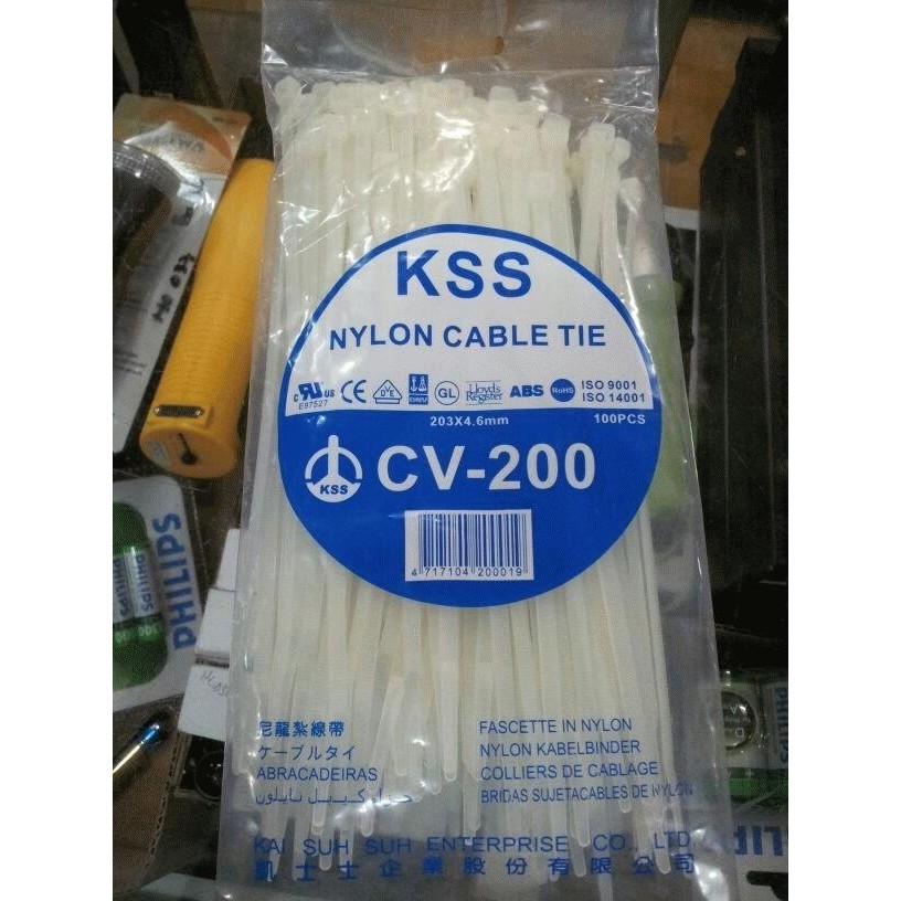 

ORIGINAL Kabel tis (cable ties) KSS CV-200 20cm READY STOCK