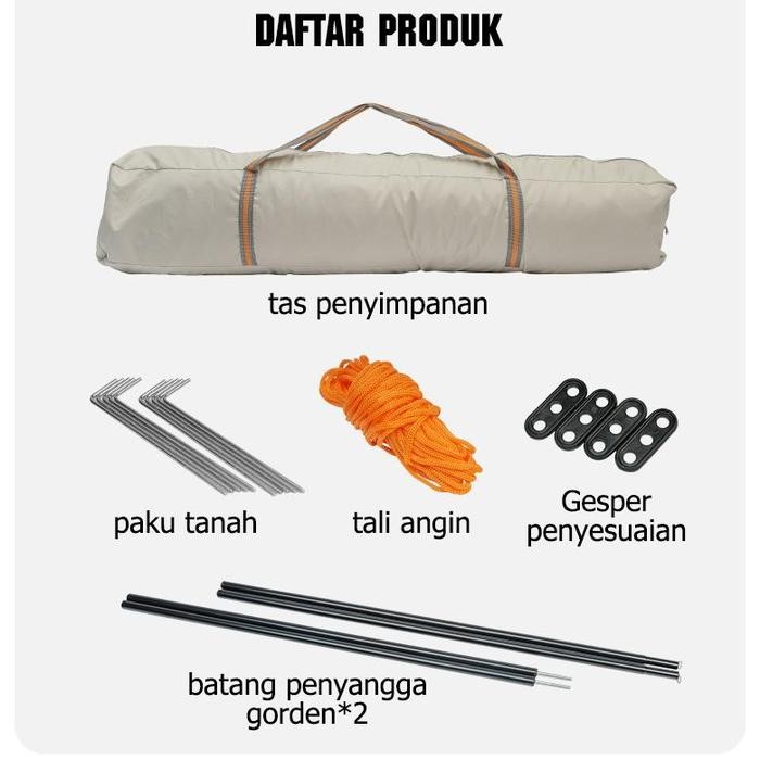 Wangsa Tenda Double Layer Tenda Otomatis Orang Tenda Camping 6 Orang Tenda 8 Orang Tenda Besar Tenda