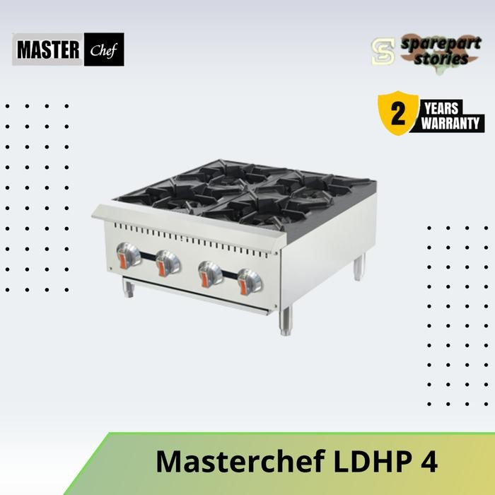 Restoline Master Gas Stove 4 Burner Ldhp 4/ Kompor Gas 4 Tungku