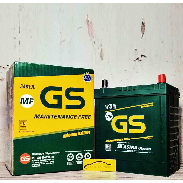 Aki Gs Astra Mf 34B19L Accu Aki Gs Mf Freed Mobilio Brv Jazz Rs